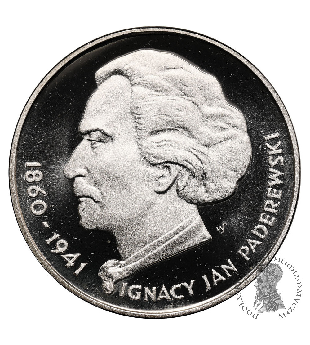 Poland, PRL (1952-1989). 100 Zlotych 1975, Ignacy Jan Paderewski