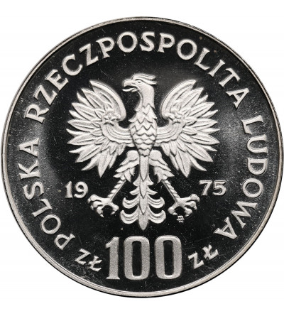 Polska, PRL (1952-1989). 100 złotych 1975, Ignacy Jan Paderewski