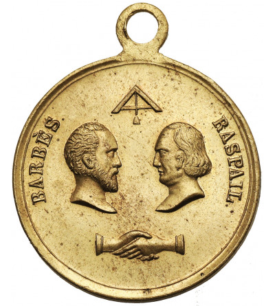 France. Medal 1849, Barbès and Raspail (Armand Barbès (1809-1870) and François-Vincent Raspail (1794-1878)