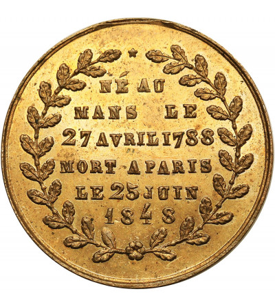 Francja. Medal 1848 na pamiątkę śmierci Generała Negrier