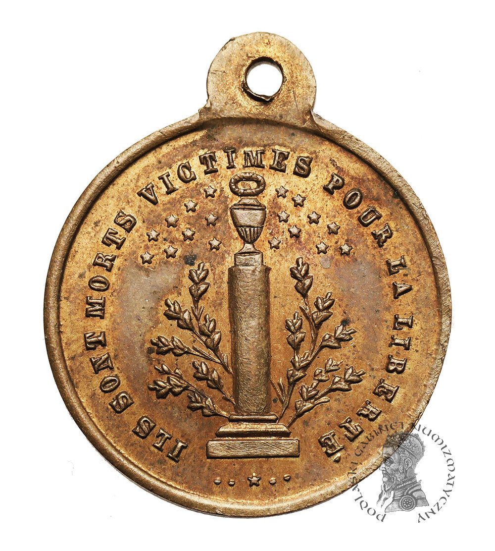 France, Second Republic. Medal 1848 “Ils sont morts victimes pour la liberté”