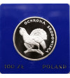 Poland, PRL (1952-1989). 100 Zlotych 1980, Cappercaillie, Environmental Protection series