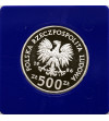 Poland, PRL (1952-1989). 500 Zlotych 1986, Owl with young, Environmental Protection series