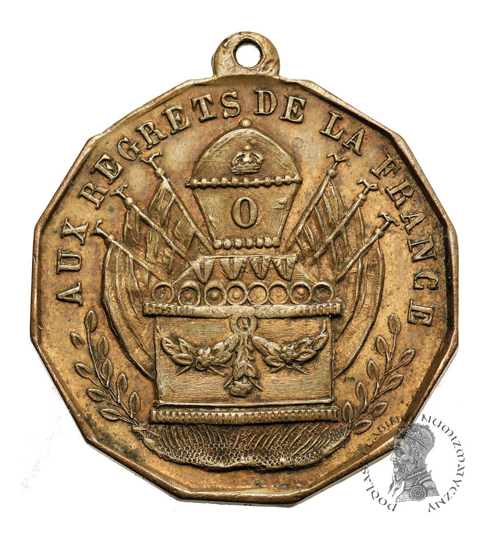 France. Medal 1842, commemorating the death of Ferdinand Philippe, Duke of Orléans