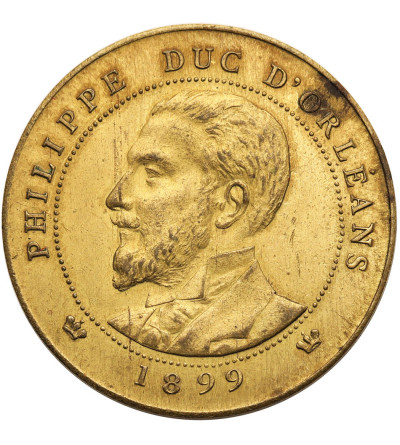 France. Medal 1899 dedicated to Ferdinand Philippe, Duke of Orléans, “JE NE VENGERAI QUE LES INJURES FAITES A LA PATRIE”