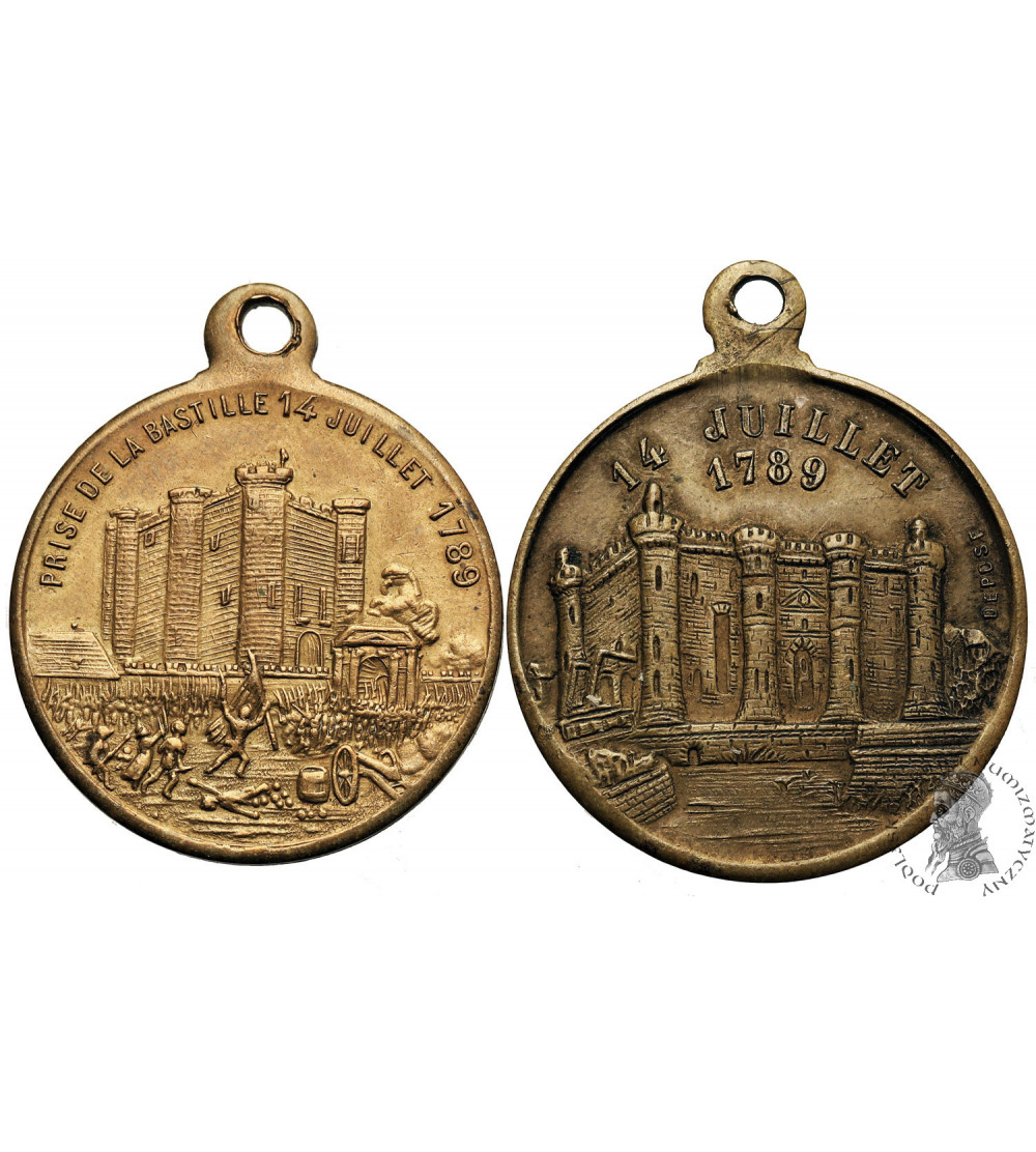 France. Set of two medals la Fête Nationale - Bastille Day (14.07.1789)