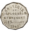 France. Medal Souvenir 1842, commemorating the death of Ferdinand Philippe, Duke of Orléans