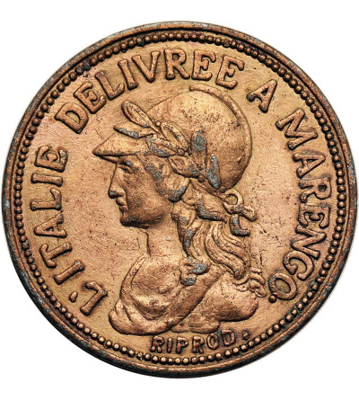 France. Replica (commemorative token) 20 Francs Marengo, “L'ITALIE DÉLIVRÉE A MARENGO”