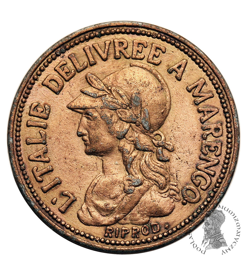 France. Replica (commemorative token) 20 Francs Marengo, “L'ITALIE DÉLIVRÉE A MARENGO”