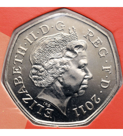 Great Britain. 50 Pence 2011, Wheelchair Rugby, Series: 2012 Summer Olympics - BU