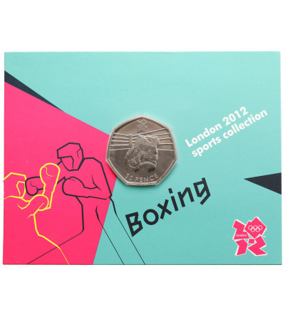 Great Britain. 50 Pence 2011, Boxing, Series: 2012 Summer Olympics, London (XXX Olympics) - BU