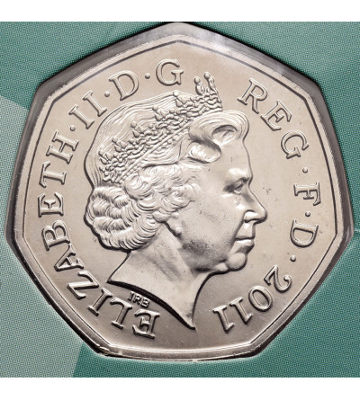 Great Britain. 50 Pence 2011, Boxing, Series: 2012 Summer Olympics, London (XXX Olympics) - BU