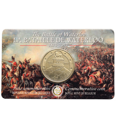 Belgia. 2 1/2 Euro 2015, Dwusetna rocznica bitwy pod Waterloo 1815 - 2015