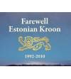 Estonia. Set of 5 circulation coins and commemorative 1 Kroon coin, 1992 - 2010