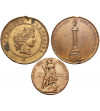 France. Set of three medals: la Fête Nationale, League of Patriots, coronation of bust of Mayor André (1882, 1885)