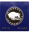 Polska, PRL (1952-1989). 100 złotych 1977, Żubr, seria Ochrona Środowiska