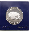 Polska, PRL (1952-1989). 100 złotych 1977, Żubr, seria Ochrona Środowiska