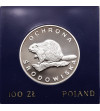 Polska, PRL (1952-1989). 100 złotych 1978, Bóbr, seria Ochrona Środowiska