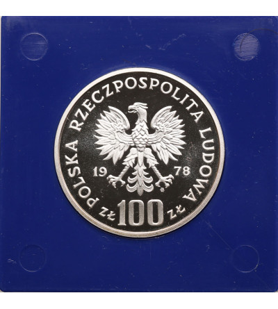 Polska, PRL (1952-1989). 100 złotych 1978, Bóbr, seria Ochrona Środowiska