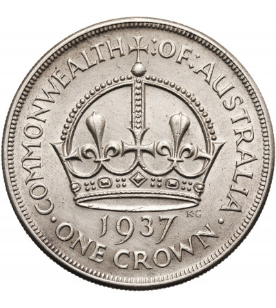 Australia, 1 Crown 1937, George VI (1936-1952), Coronation of the King