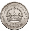 Australia, 1 Crown 1937, George VI (1936-1952), Coronation of the King