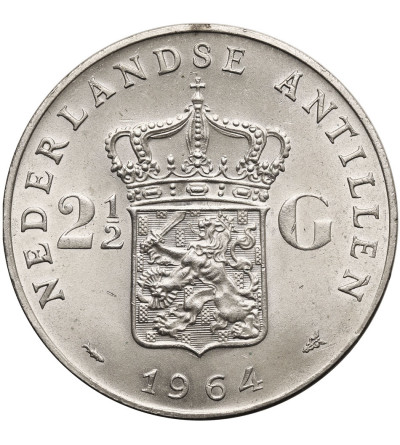 Netherlands Antilles. 2 1/2 Gulden 1964