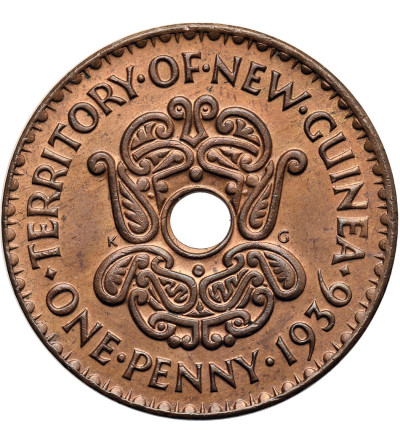 Nowa Gwinea. 1 Penny 1936 KG, Edward VIII