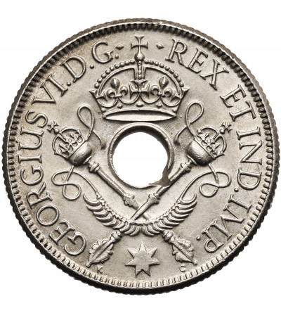 New Guinea. 1 Shilling 1938 KG, George VI (1936-1952)