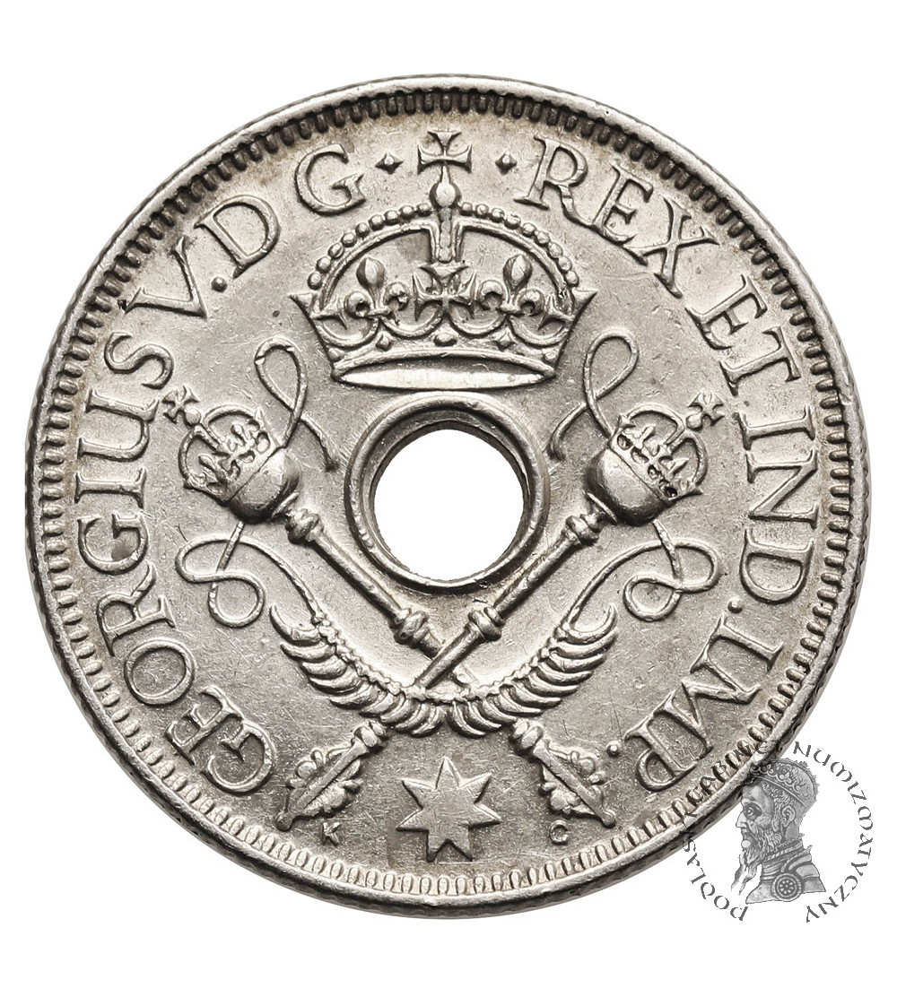 New Guinea. 1 Shilling 1936, George V (1915-1936)