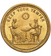 Great Britain, Queen Victoria (1837-1901). “Keep Your Temper” gambling token (ca. 1895)