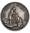 Germany. Silver baptismal medal, Baptism of Christ in the Jordan River