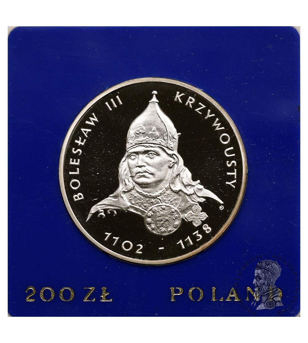 Poland, PRL (1952-1989). 200 Zlotych 1982, Boleslaus III Wrymouth