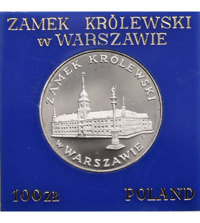 Poland, PRL (1952-1989). 100 Zlotych 1975, Royal Castle in Warsaw