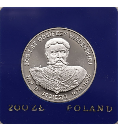 Poland, PRL (1952-1989). 200 Zlotych 1983, Jan III Sobieski