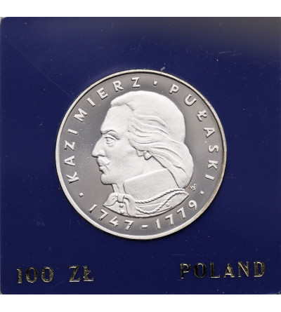 Poland, PRL (1952-1989). 100 Zlotych 1976, Kazimierz Pulaski