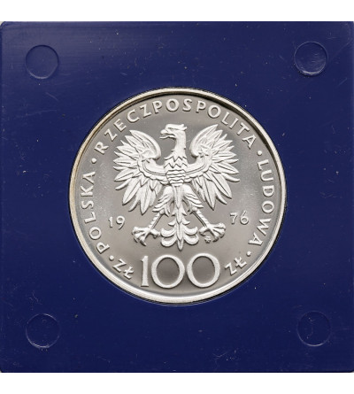 Poland, PRL (1952-1989). 100 Zlotych 1976, Kazimierz Pulaski