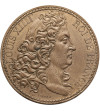 Francja. Medal Koronacyjny Ludwik XIV (1643 -1715), król Francji i Nawarry, CAQUE.F