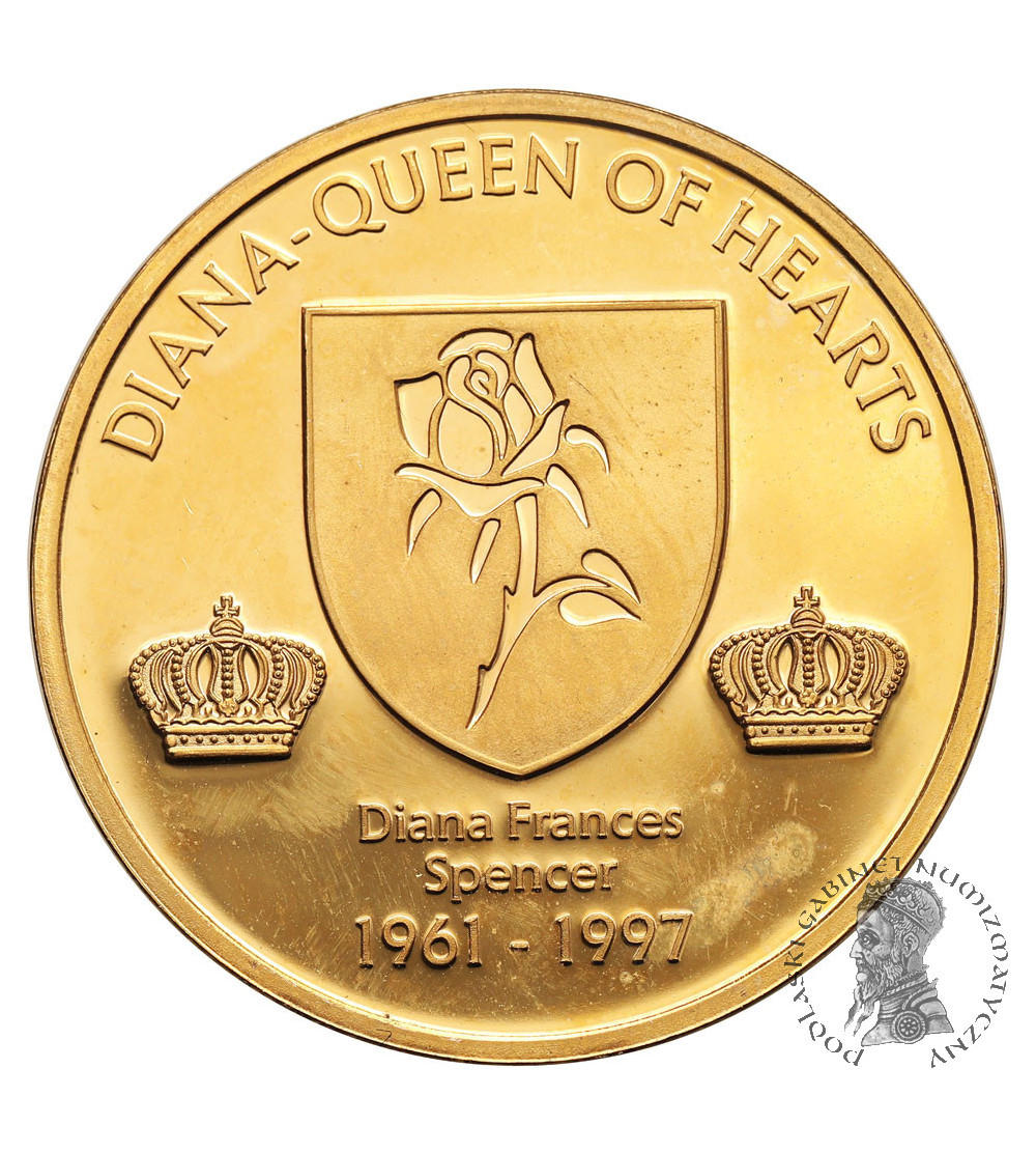 Great Britain. Commemorative medal Lady Diana Queen of Hearts 1961-1997