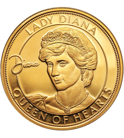 Wielka Brytania. Medal pamiątkowy Lady Diana Królowa Ludzkich Serc 1961-1997