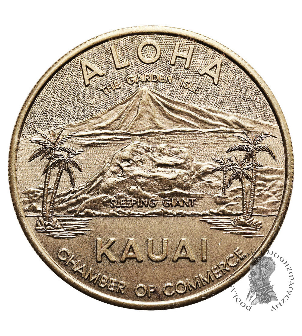 USA, Hawaii. Kauai Dollar, Commercial Tokens - Local Administration Token (1973 - 1976)