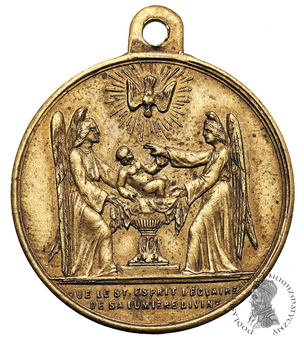 Francja. Medal 1856, Chrzest Księcia Cesarskiego Eugene Louis Jean Joseph NAPOLEON