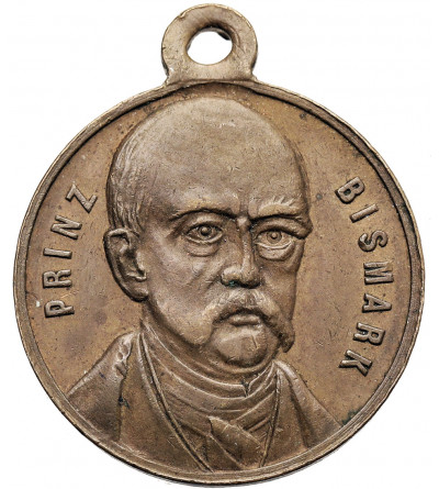 Niemcy. Medal ok. 1871, Otto von Bismarck, książę Bismarck-Schönhausen, kanclerz Cesarstwa Niemieckiego (1871-1890)