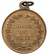 France. Medal 1870, Siege of Metz, Marshal Bazaine (1811-1888), commander of the Metz garrison, October 26, 1870