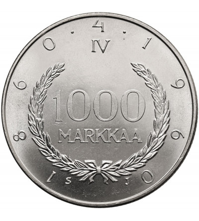 Finland. 1000 Markkaa 1960 S-J, Snellman