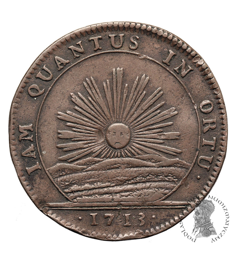 France, Burgundy, Louis Delphinus (future Louis XV). Token 1713, War of the Spanish Succession 1700-1714/15