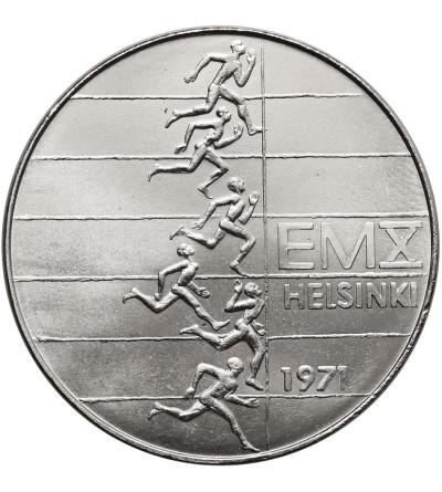 Finland. 10 Markkaa 1971 S-H, 10th European Athletics Championships