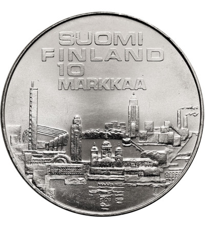 Finland. 10 Markkaa 1971 S-H, 10th European Athletics Championships