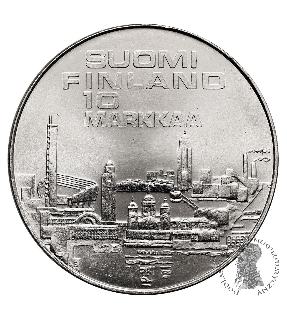 Finlandia. 10 marek (Markkaa) 1971 S-H, Mistrzostwa Europy w Lekkoatletyce