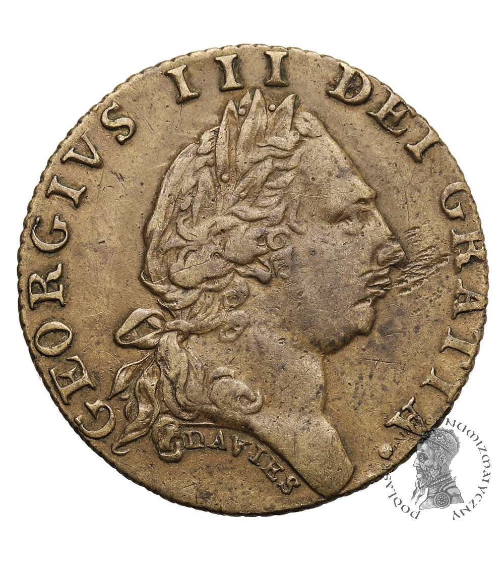 Great Britain, George III (1760 - 1820). Gaming token, imitation of gold guinea (spade guinea), 1797