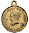 Francja, Napoléon III (1852-1870). Medal 1856 upamiętniający chrzest Księcia Cesarskiego Eugene Louis Jean Joseph